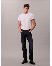 Calvin Klein - Slim Straight Fit Jeans - Lyst