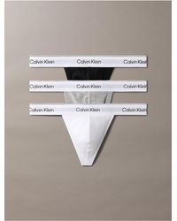 Calvin Klein - Icon Cotton Stretch 3-Pack Thong - Lyst