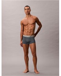 Calvin Klein - Low Rise Trunks Brushed Microfibre Stretch - Lyst