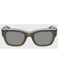 Calvin Klein - Rectangle Sunglasses - Lyst
