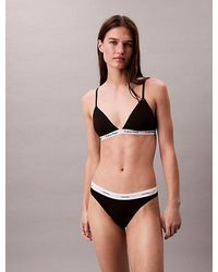 Calvin Klein - Bikini Briefs Cotton Stretch Rib - Lyst