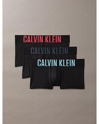 Calvin Klein - 3 Pack Low Rise Trunks Intense Power Micro - Lyst