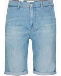 Calvin Klein Shorts chinos denim - Azul
