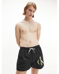 bañador calvin klein negro hombre