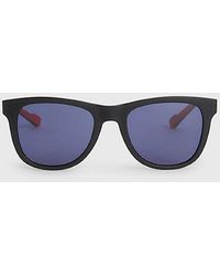 Calvin Klein - Rectangle Sunglasses - Lyst