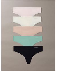 Calvin Klein - 5 Pack Thongs - Lyst