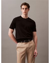 Calvin Klein - Tech Knit Crewneck Sweater T-shirt - Lyst
