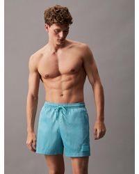 Calvin Klein - Ripstop Medium Drawstring Swim Shorts - Lyst