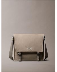 Calvin Klein - Matte Nylon Messenger Bag - Lyst