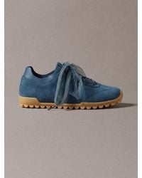 Calvin Klein - Suede Organza Runner Trainers - Lyst