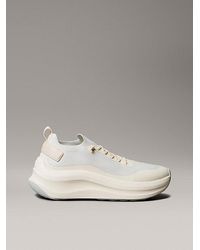 Calvin Klein - Mesh Chunky Runner Sock Trainers - Lyst