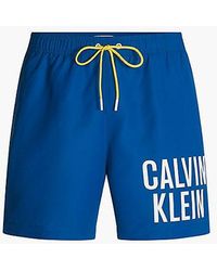 Calvin Klein Medium Zwemshort Met Trekkoord - Intense Power voor heren |  Lyst NL