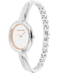 Calvin Klein - Contoured Bezel Watch - Lyst