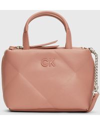 Calvin Klein - Mini Quilted Crossbody Tote Bag - Lyst
