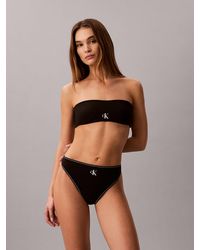 Calvin Klein - Bandeau Bikini Top - Lyst