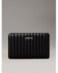 Calvin Klein - Doorgestikte Bifold Portemonnee - Lyst