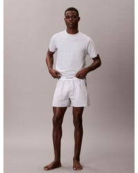 Calvin Klein - Ensemble De Pyjama Court - Lyst