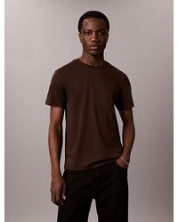 Calvin Klein - Slim Cotton Badge T-Shirt - Lyst