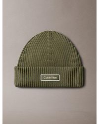 Calvin Klein - Cotton Fisherman Beanie - Lyst