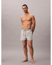 Calvin Klein - Short Drawstring Swim Shorts - Lyst