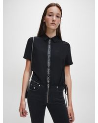 Calvin Klein Camisa con logo - Negro