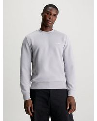 Calvin Klein - Sweatshirt aus Baumwolle - Lyst