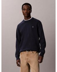 Calvin Klein - Jeans Classic Cotton Monogram Jumper - Lyst