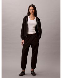 Calvin Klein - Cotton Terry Monogram Joggers - Lyst