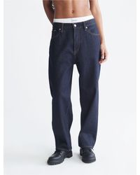 Calvin Klein - Standards Twisted Seam Raw Selvedge Jeans - Lyst