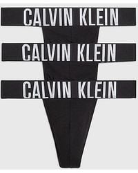 Calvin Klein - 3-pack Strings - Intense Power - Lyst
