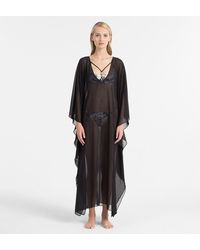 Calvin Klein Caft�n - Animal - Negro