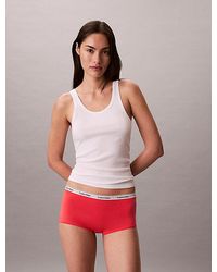 Calvin Klein - Boy Shorts Icon Logo - Lyst