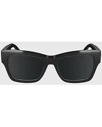 Calvin Klein - Modifizierte rechteckige Sonnenbrille CKJ24609S - Lyst