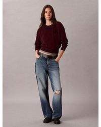 Calvin Klein - Jeans Cotton Knit Monogram Jumper - Lyst