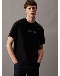 Calvin Klein - T-shirt Met Logo - Lyst