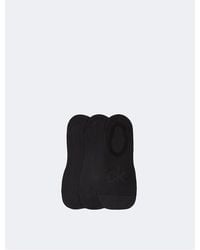 Calvin Klein - Microfiber Mesh 3-Pack Liner Socks - Lyst