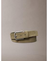 Calvin Klein - Suede Leather Belt - Lyst