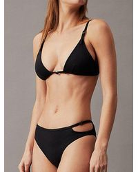 Calvin Klein - Partes de abajo del bikini - CK Micro Belt - Lyst