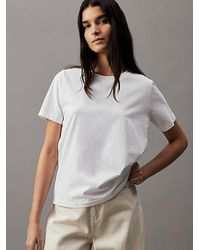 Calvin Klein - Soft Cotton T-Shirt - Lyst
