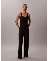 Calvin Klein - Soft Modal Rib Pyjama Pants - Lyst