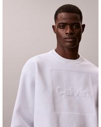 Calvin Klein - Logo Graphic Relaxed Jumper - Lyst