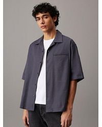 Calvin Klein - Relaxed Linnen Lyocell Shirt - Lyst