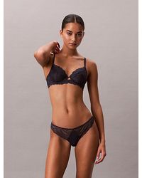 Calvin Klein - Full Coverage Bra Sensual Stretch Lace - Lyst