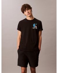 Calvin Klein - Short De Jogging En Tissu Éponge De Coton - Lyst