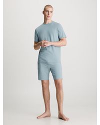 Calvin Klein - Shorts Pyjama Set - Cotton Stretch - Lyst