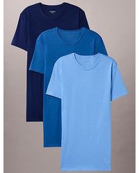 Calvin Klein - 3 Pack Crewneck T-Shirts - Lyst