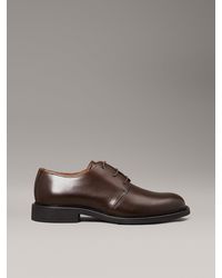 Calvin Klein - Leather Lace-Up Shoes - Lyst