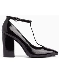 Calvin Klein Zapatos de sal�n Mary Jane de piel - Negro