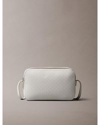 Calvin Klein - Allover Monogram Logo Camera Bag - Lyst