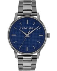 Calvin Klein - Textured Dial Bracelet Watch - Lyst